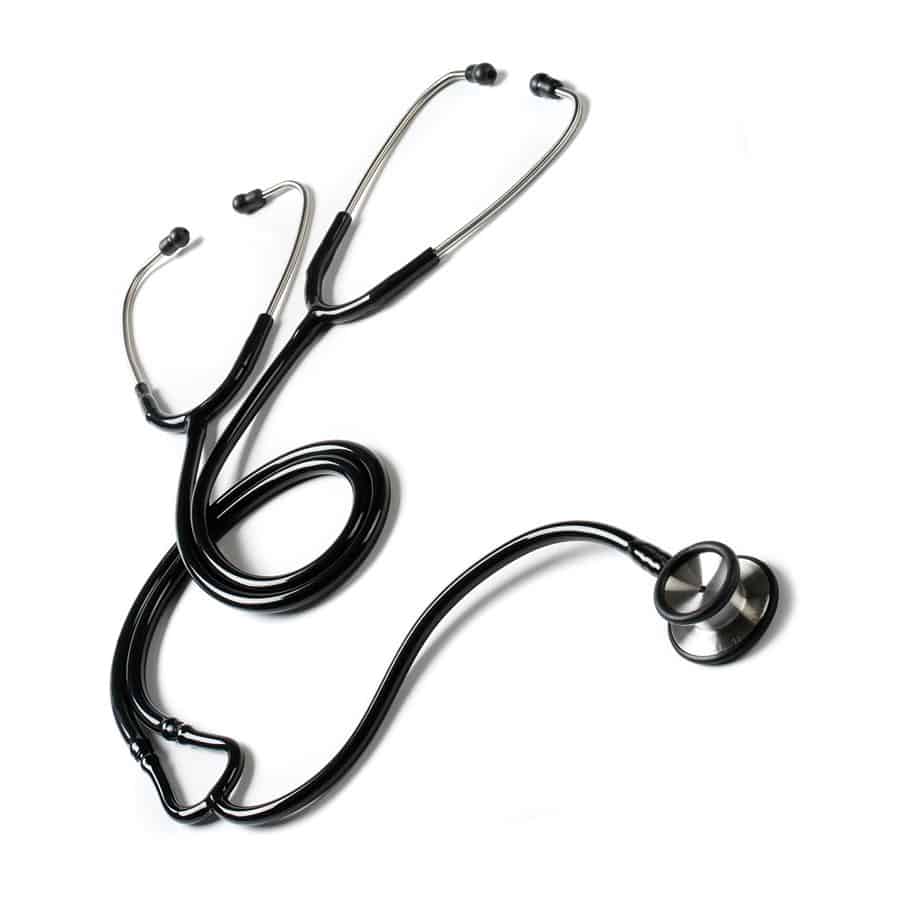 Clinical I™ - Teaching Edition Stethoscope
• Same features as the Clincal I® but with two binaural headsets
 that permits dual auscultation between instructor and student
• Lifetime warranty with free lifetime replacement parts