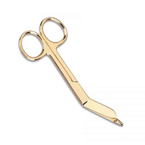 4.5″ Gold Plated Bandage Scissor - - Prestige Direct