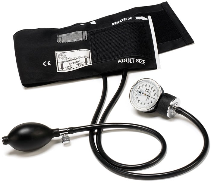 80, Prestige Medical Cotton Cuff Aneroid Sphygmomanometer, Sphygmomanometer,  Prestige Medical, Aneroid, Adult, Blood Pressure