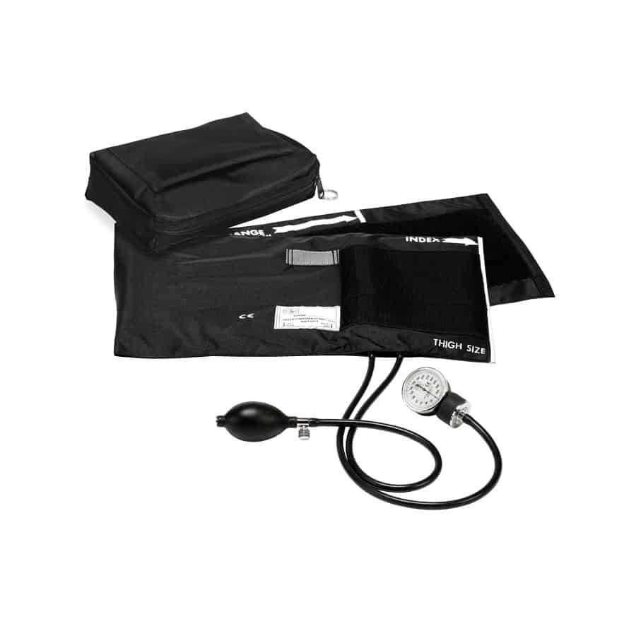 Premium X-Large Adult Aneroid Sphygmomanometer
• Same features as the 882 but sized for use on extra-large adults or on a thigh
• Includes a color-matched 6”x9” nylon carrying case
• 5-year warranty with a lifetime gauge calibration warranty