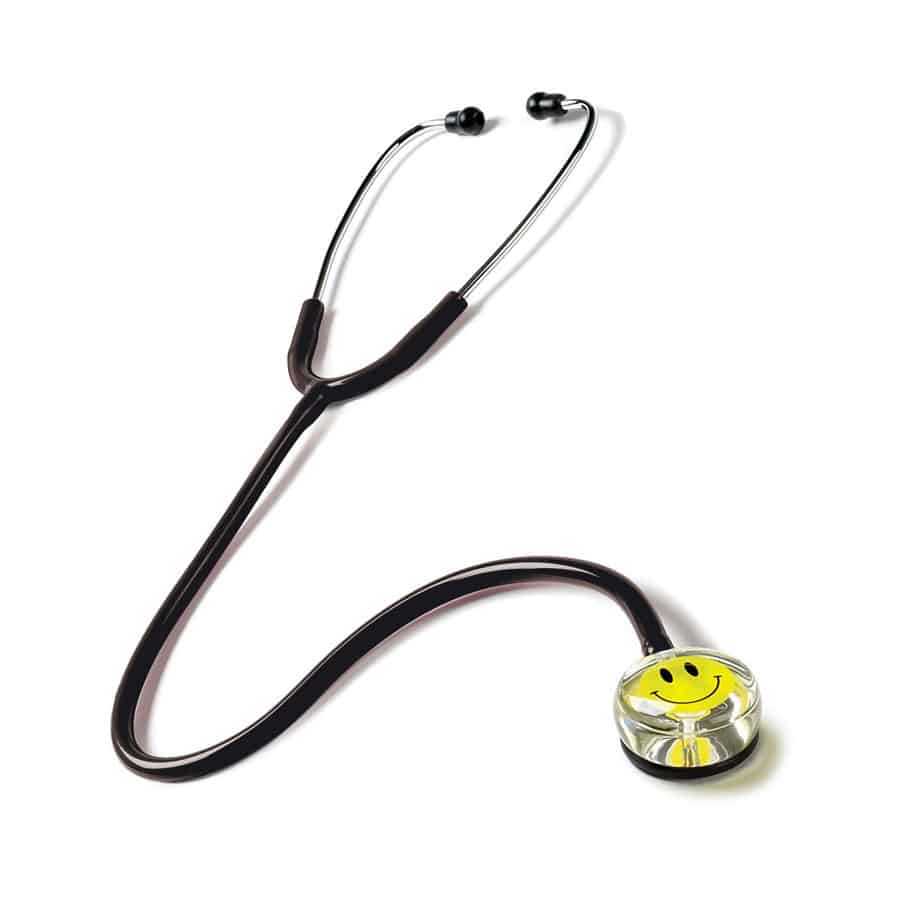Clear Sound™ Stethoscope
• Ultra-sensitive acoustics with a unique chestpiece
• Chestpiece made from impact-resistant acrylic resin
• Lifetime warranty with free lifetime replacement parts